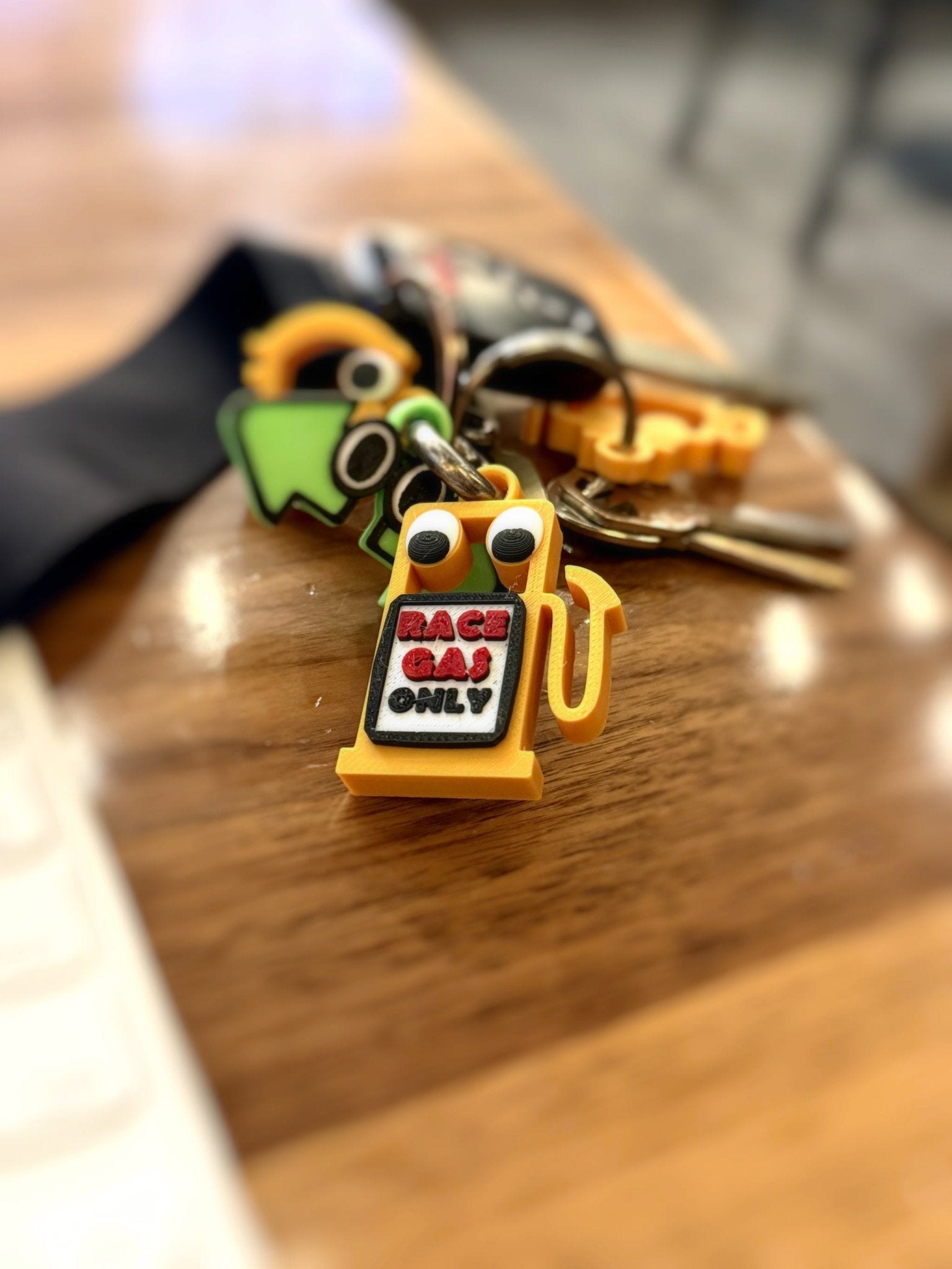 Anita Gasnow Keychain | M.I.L. Pals™ Mini Warning Light Charm - MIL Pals ™