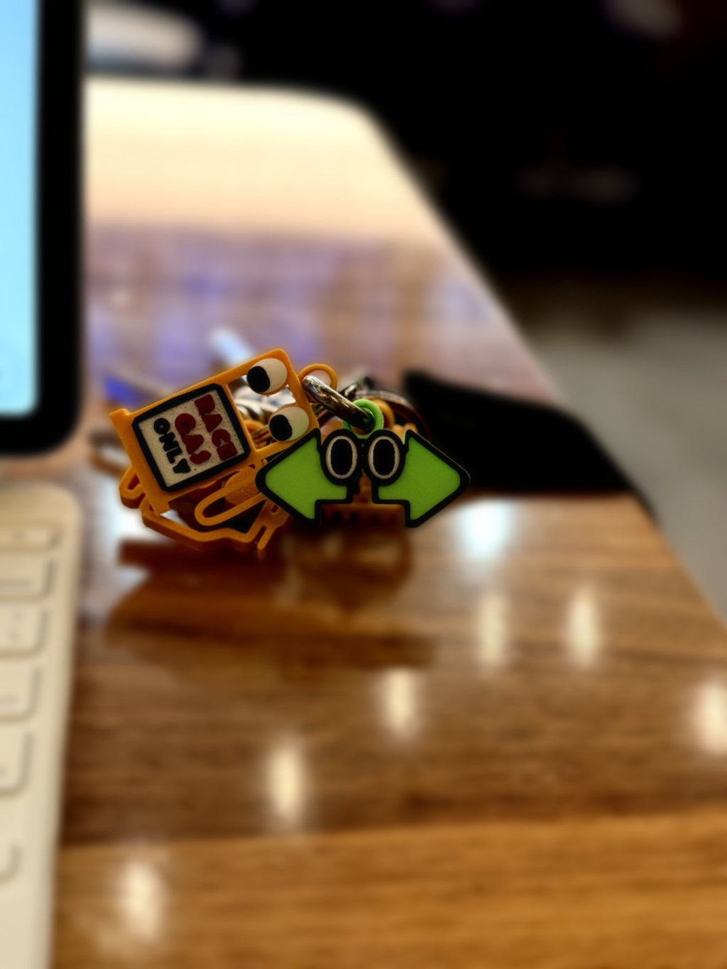 Blinky Turner Keychain | M.I.L. Pals™ Mini Warning Light Charm - MIL Pals ™