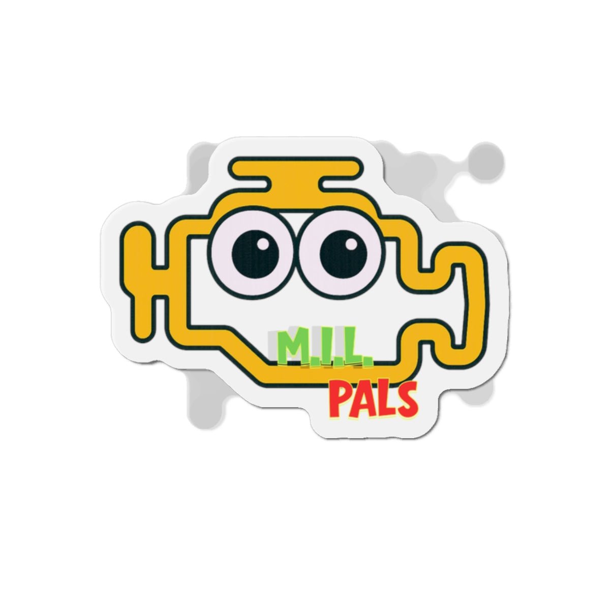 MIL Pals™ Logo Magnet | Fun Collectible Magnet for Toolbox, Fridge, Car, Office & More! - MIL Pals ™