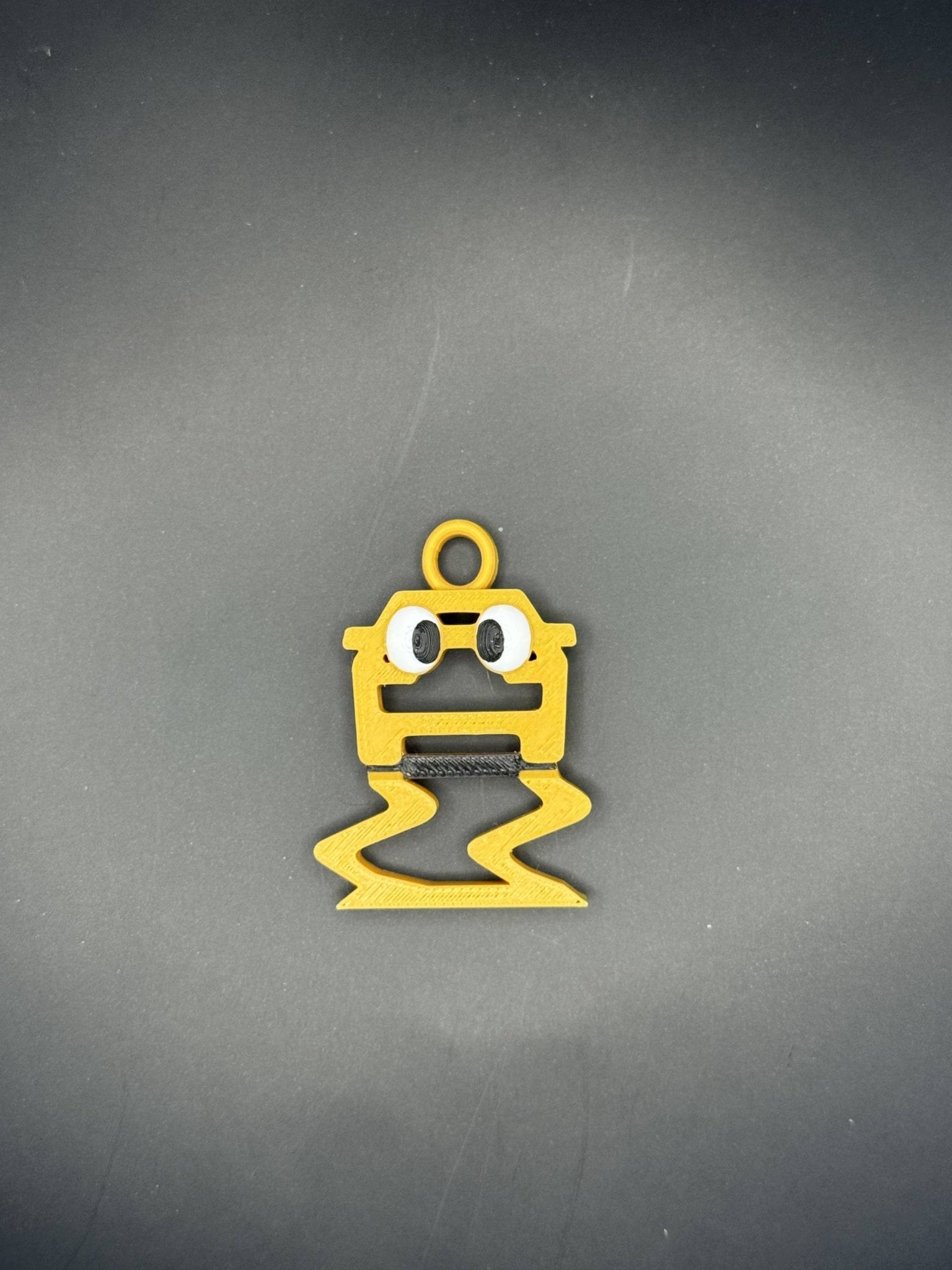 Slick Gripson Keychain | M.I.L. Pals™ Mini Warning Light Charm - MIL Pals ™
