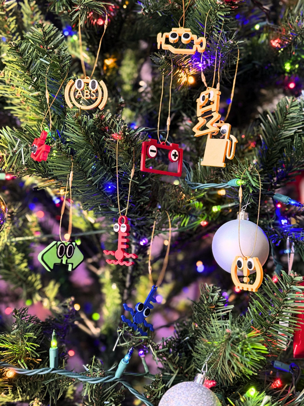 Tye Lo Christmas Ornament | Fun Collectible Figure for Toolbox, Garage, Dashboard, Front Desk, and More! - MIL Pals ™